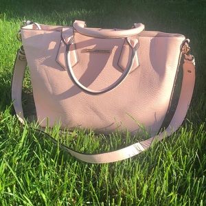 Poppy and peonies blush/pink purse